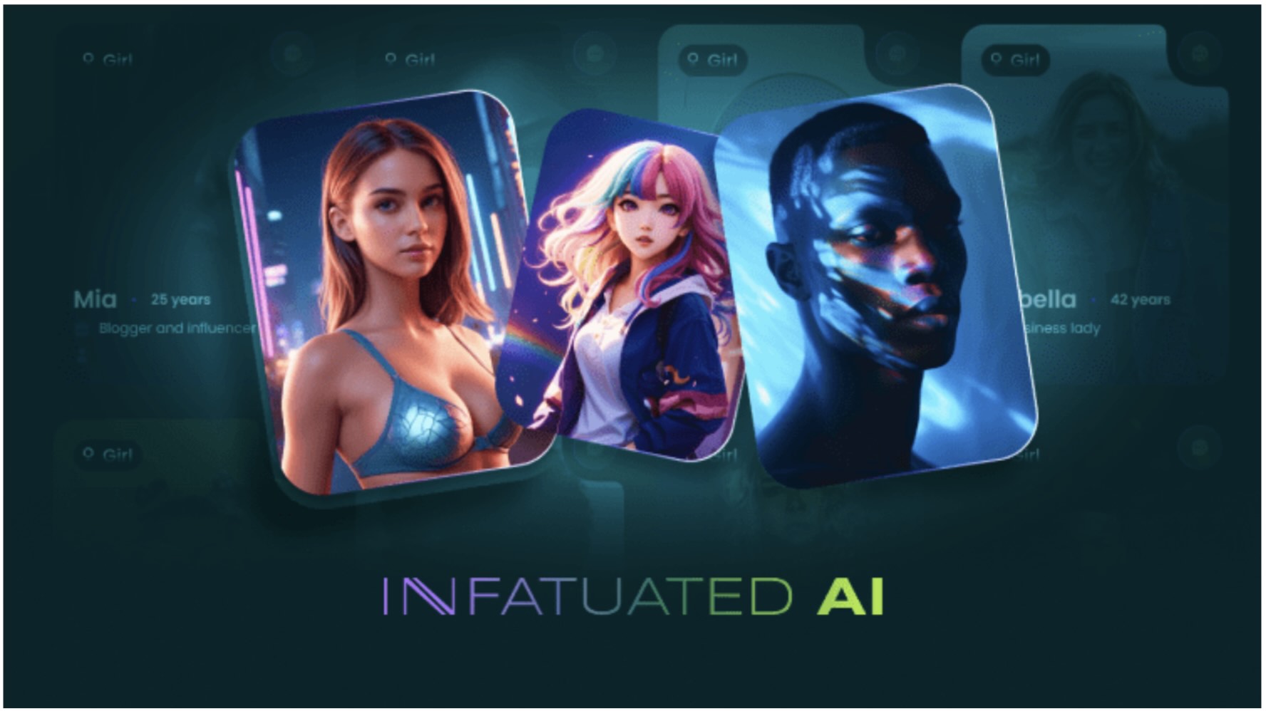 A screenshot of the Infatuated AI app
